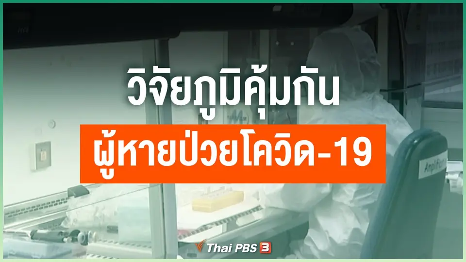 วิจัยภูมิคุ้มกันผู้หายป่วยโควิด-19