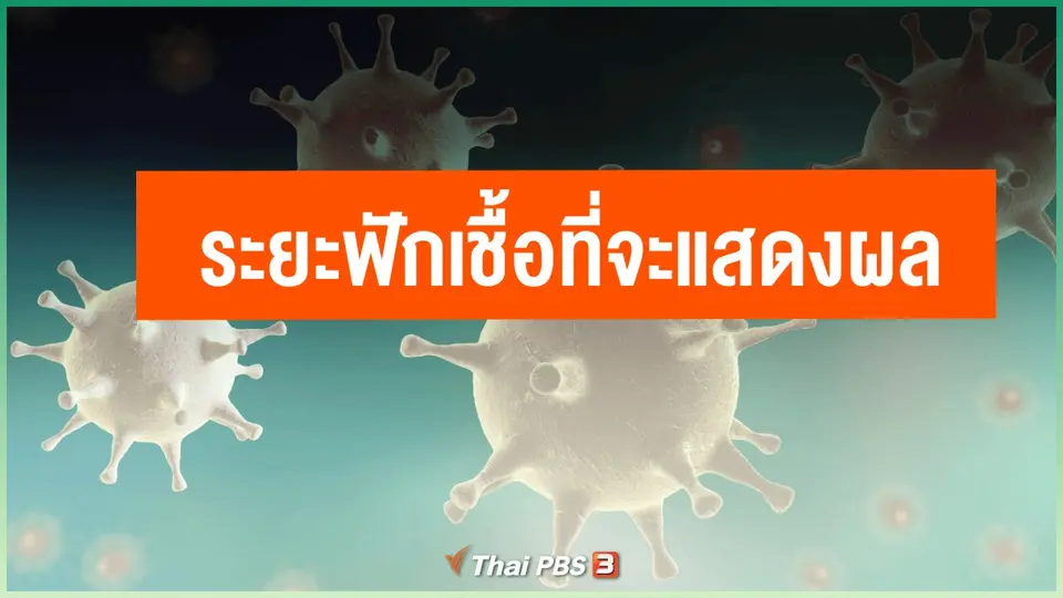 ระยะฟักเชื้อที่จะแสดงผล