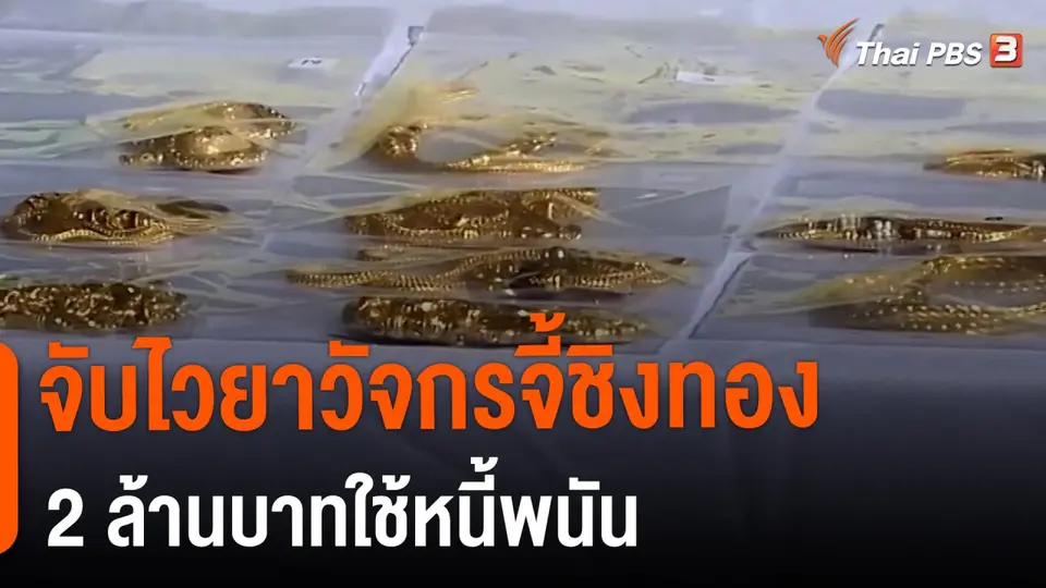 ​จับไวยาวัจกรจี้ชิงทอง 2 ล้านบาทใช้หนี้พนัน