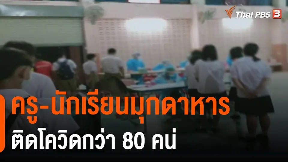 ​ครู-นักเรียนมุกดาหารติดโควิดกว่า 80 คน