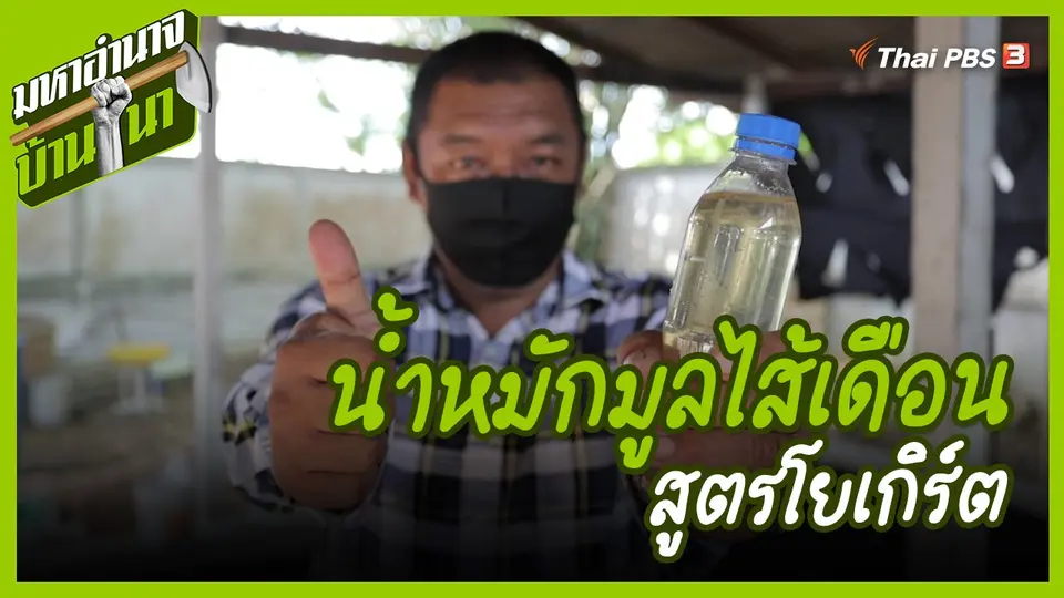 ​สูตรลับฉบับบ้านนา : น้ำหมักมูลไส้เดือนสูตรโยเกิร์ต