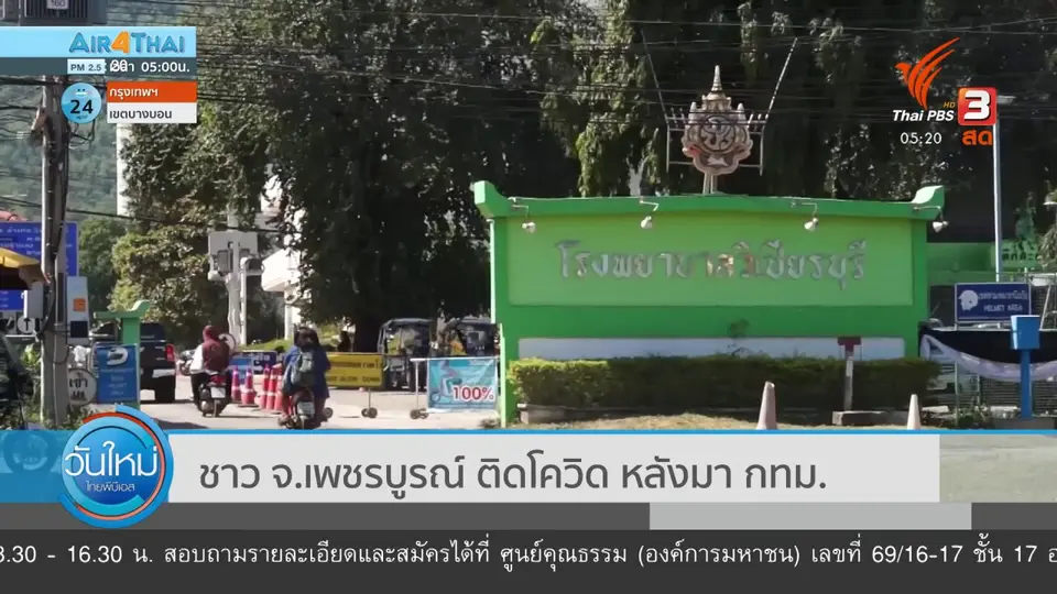 ​ชาว จ.เพชรบูรณ์ ติดโควิด หลังมา กทม.