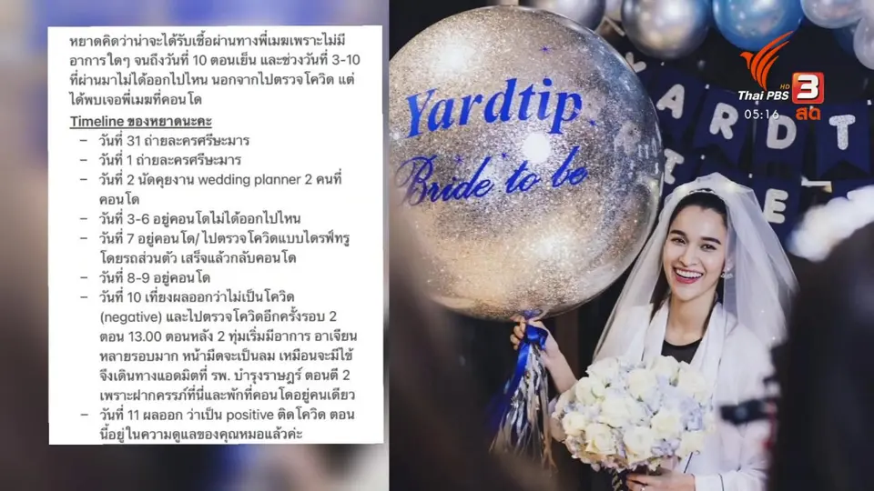 "หยาดทิพย์" ติดโควิด-19 ระหว่างตั้งครรภ์