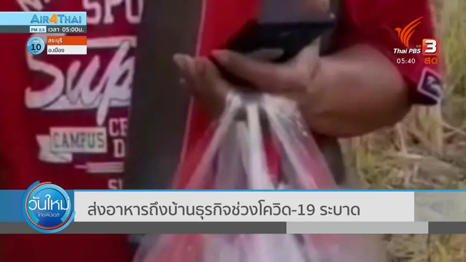 ​ส่งอาหารถึงบ้านธุรกิจช่วงโควิด-19ระบาด