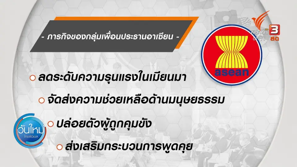 ทันโลกกับ Thai PBS World : บทบาทไทยในการประชุมผู้นำอาเซียนเรื่องเมียนมา