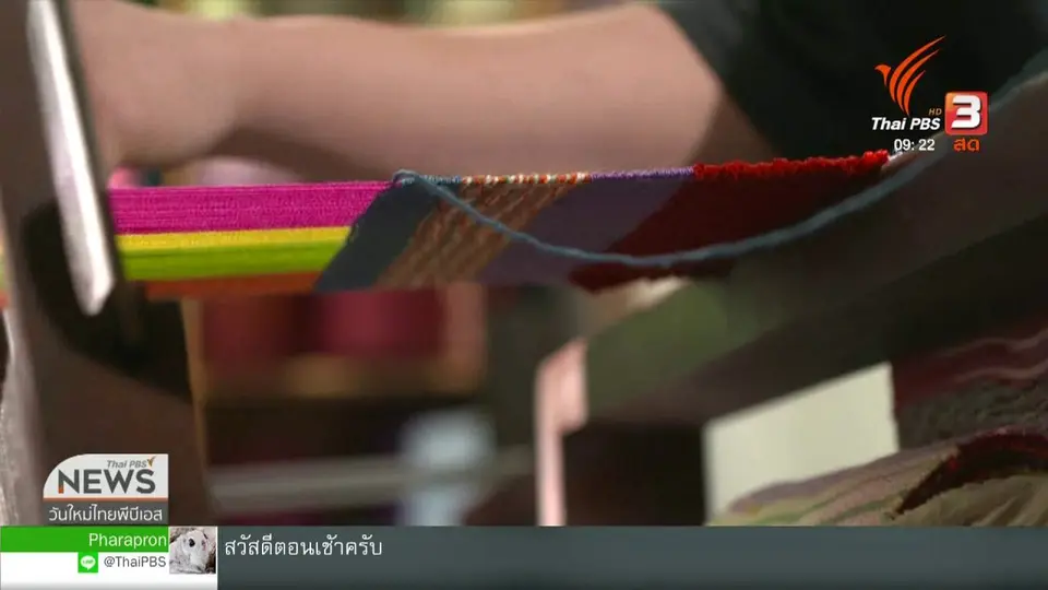ประเด็นทางสังคม : สตูดิโอผ้าทอโดยศิลปินดาวน์ซินโดรม