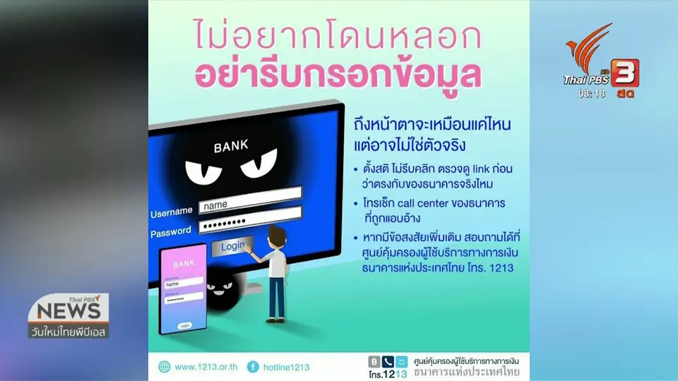 ​จับตาข่าวเด่น : อีเมลปลอมระบาด ดูดเงินในบัญชีธนาคาร