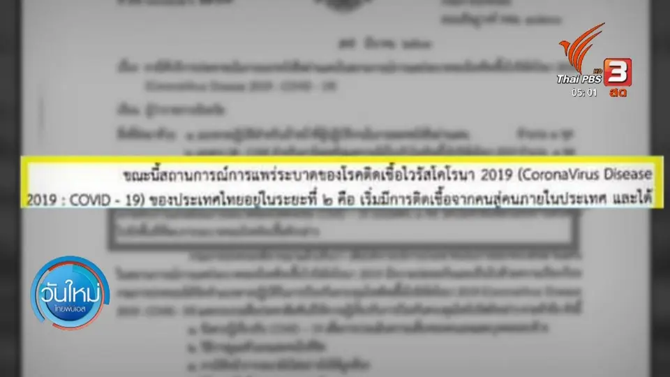 การระบาดของโควิด-19 ในไทยยังอยู่ในระดับ 2