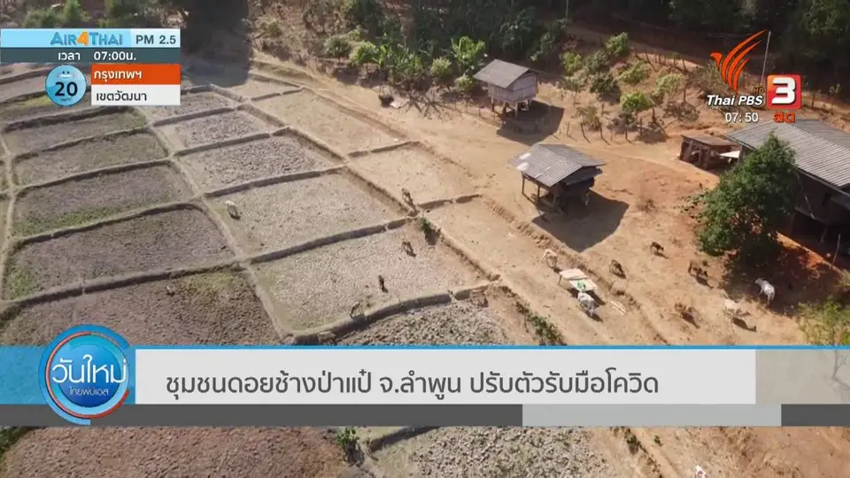 ​ตอบโจทย์ภัยพิบัติ : ชุมชนดอยช้างป่าแป๋ จ.ลำพูน ปรับตัวรับมือโควิด