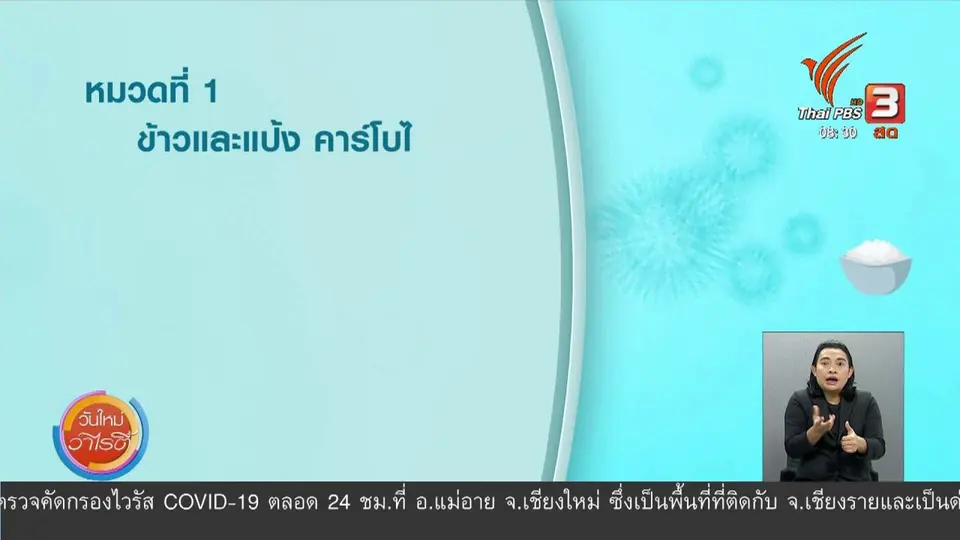 ​จับตาข่าวเด่น : อาหารที่ควรมีในช่วงกักตัว