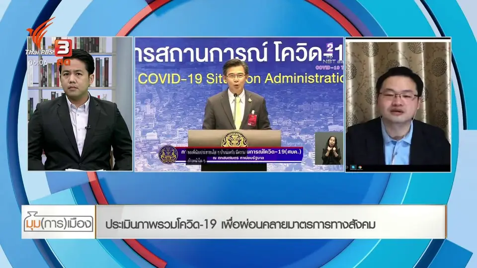 มุม(การ)เมือง : ประเมินภาพรวมโควิด-19 เพื่อผ่อนคลายมาตรการทางสังคม