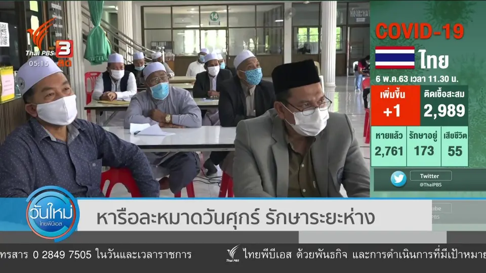 ​หารือละหมาดวันศุกร์ รักษาระยะห่าง