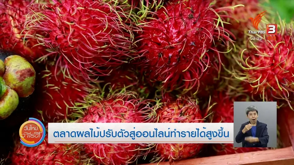 จับตาข่าวเด่น : ตลาดผลไม้ปรับตัวสู่ออนไลน์ทำรายได้สูงขึ้น