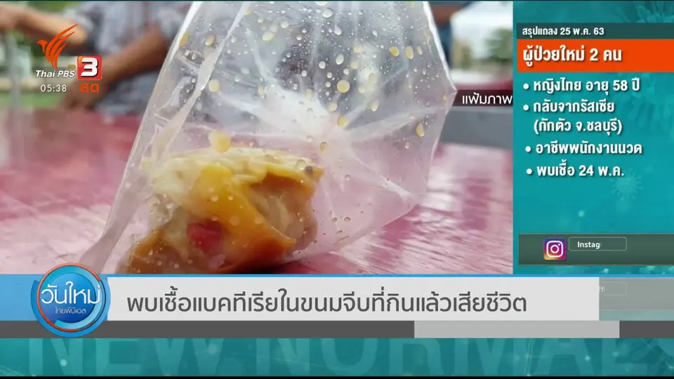 ​พบเชื้อแบคทีเรียในขนมจีบที่กินแล้วเสียชีวิต