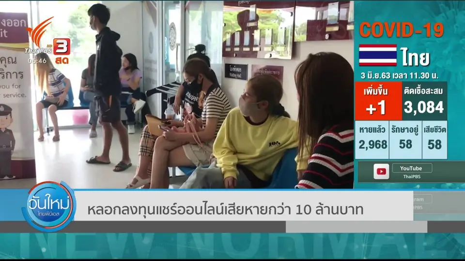 ​หลอกลงทุนแชร์ออนไลน์เสียหายกว่า 10 ล้านบาท