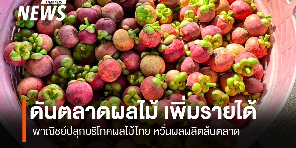 พาณิชย์ปลุกบริโภคผลไม้ไทย ดันตลาด-เพิ่มรายได้เกษตรกร