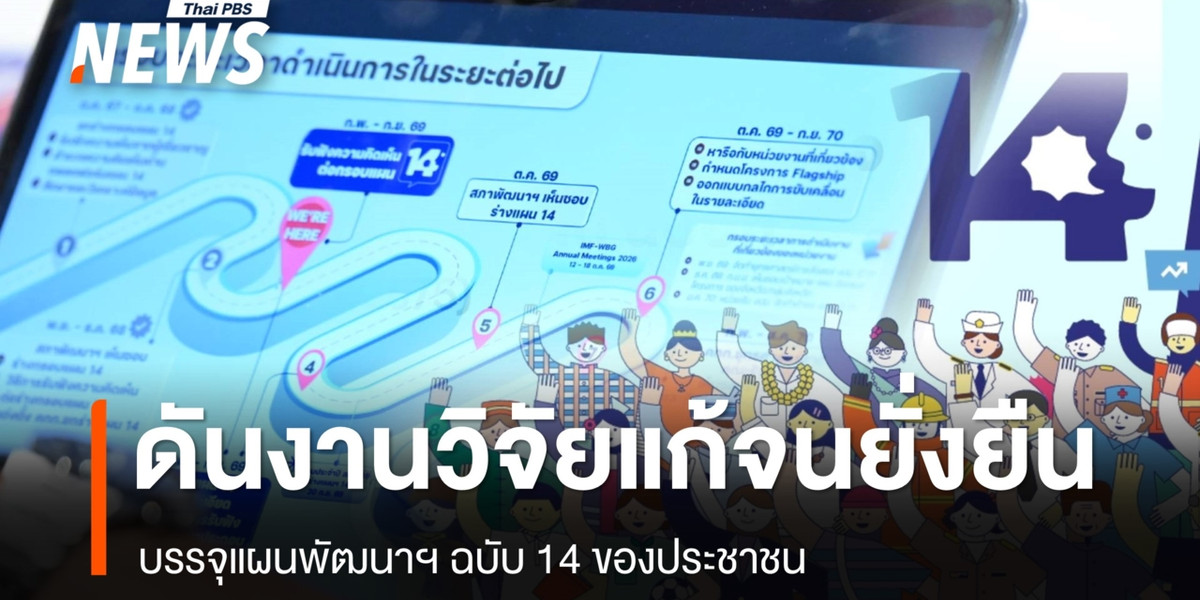 ดันงานวิจัยแก้จนยั่งยืน บรรจุแผนพัฒนาฯ ฉบับ 14 หวังอุดช่องว่างคนฐานราก