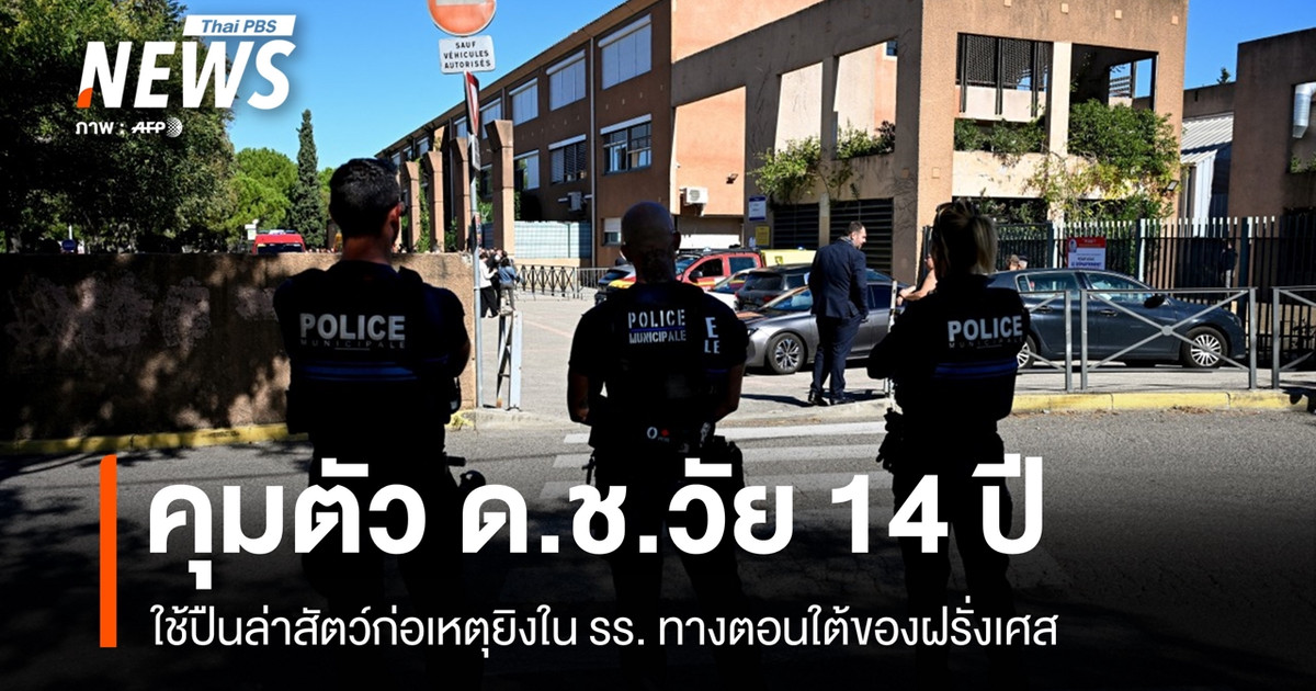 法国警方逮捕了一名14岁男孩，他使用猎枪向一所学校开枪，造成三人受伤。