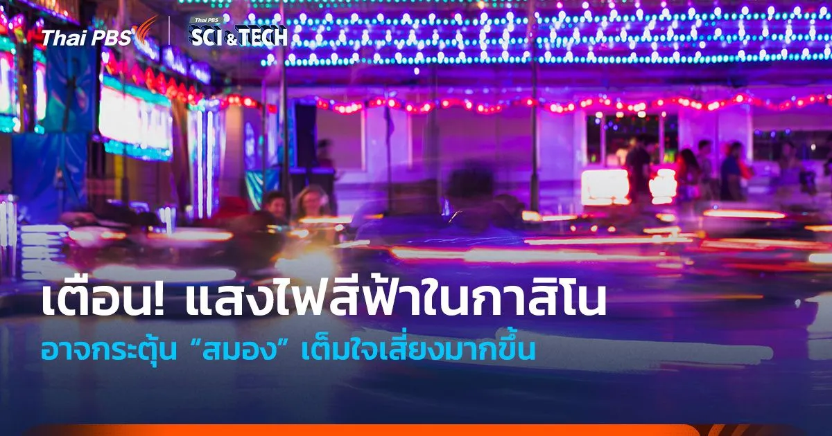 เตือน! แสงไฟสีฟ้าในกาสิโน อาจกระตุ้น “สมอง” เต็มใจเสี่ยงมากขึ้น