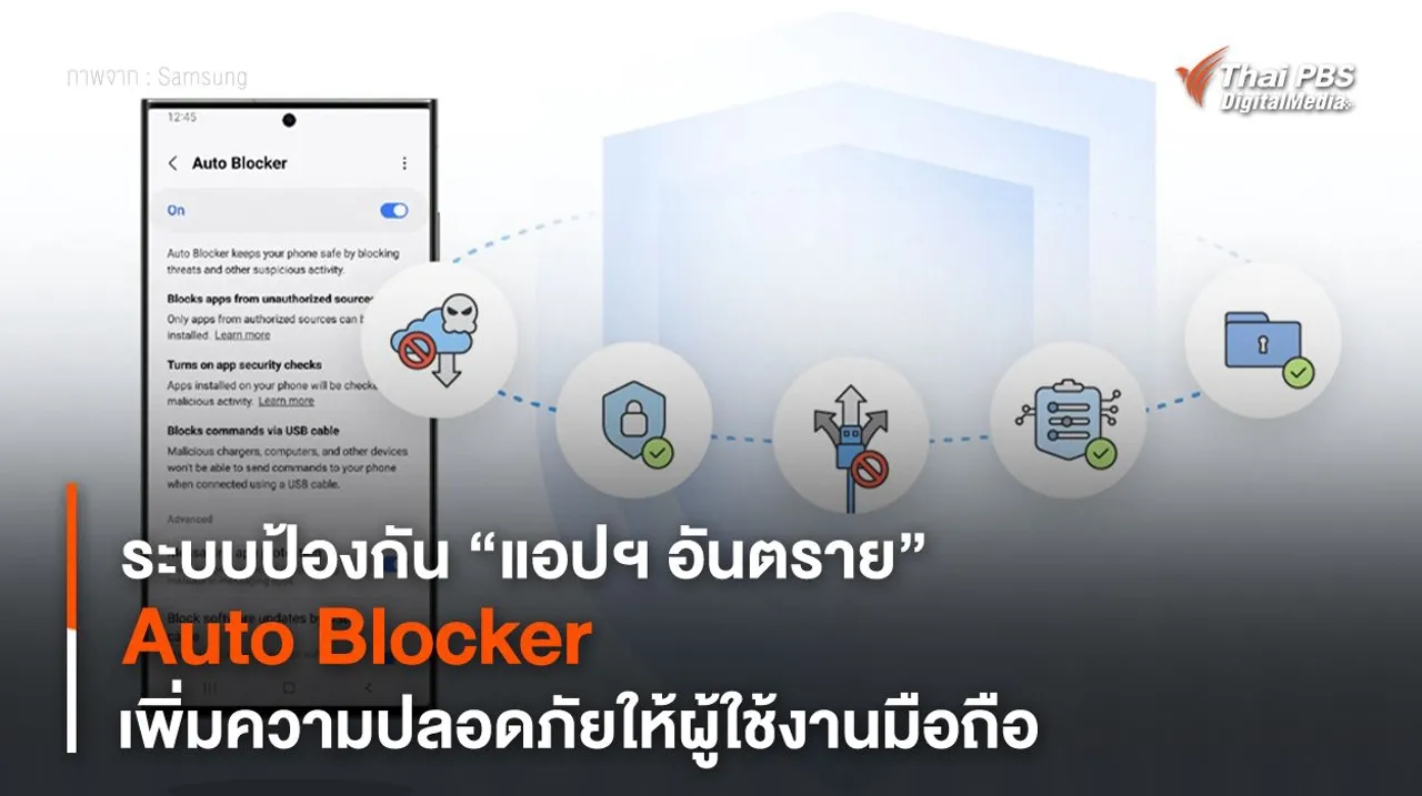 ระบบป้องกัน “แอปฯ อันตราย” Auto Blocker เพิ่มความปลอดภัยให้ผู้ใช้งานมือถือ