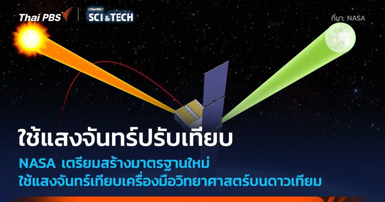NASA กำลังทดสอบใช้แสงจากดวงจันทร์เพื่อปรับเทียบมาตรฐาน เครื่องมือวิทยาศาสตร์บนดาวเทียม