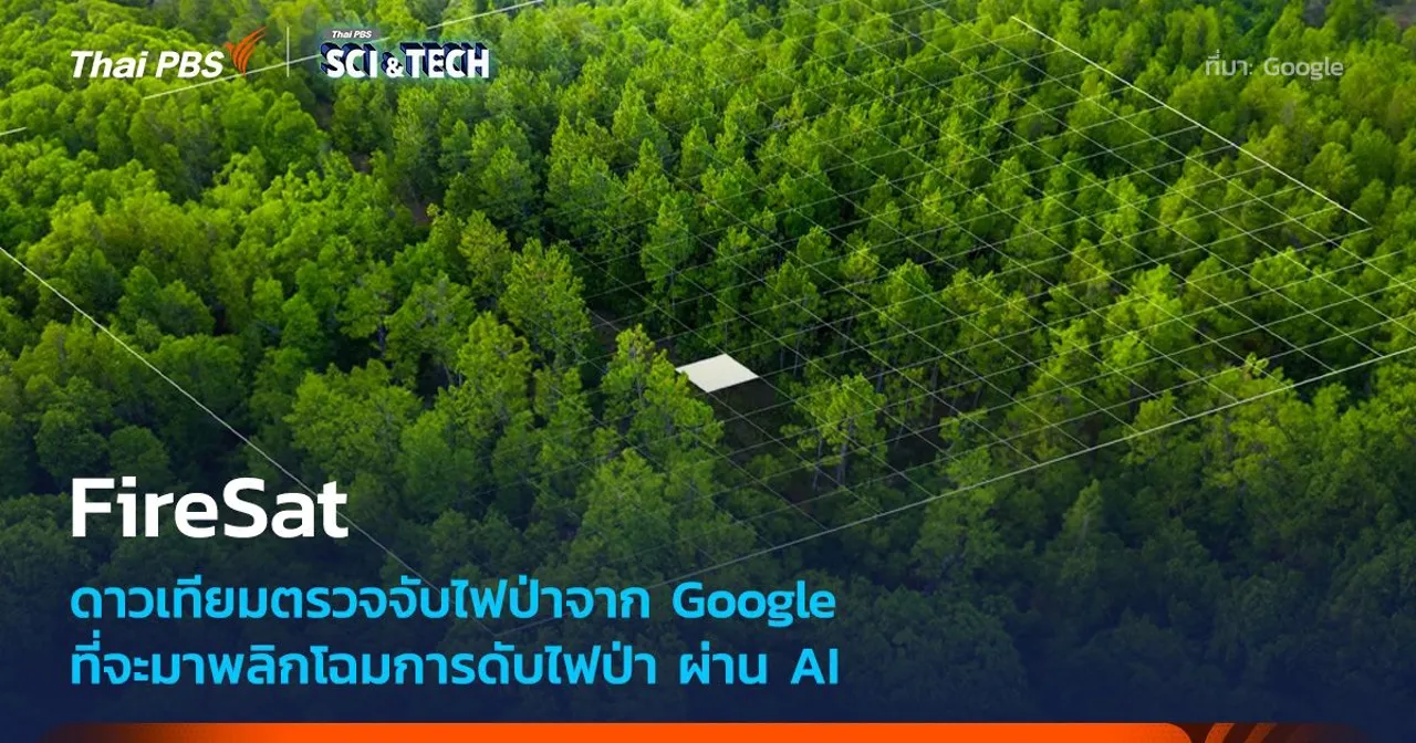 Firesat ดาวเทียมเพื่อการตรวจจับไฟป่าของ Google