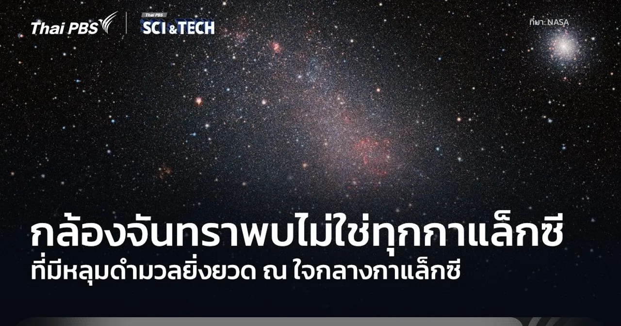 กล้องฯ จันทรา เผย ไม่ใช่ทุกกาแล็กซีที่มีหลุมดำมวลยิ่งยวดอยู่ที่ใจกลาง