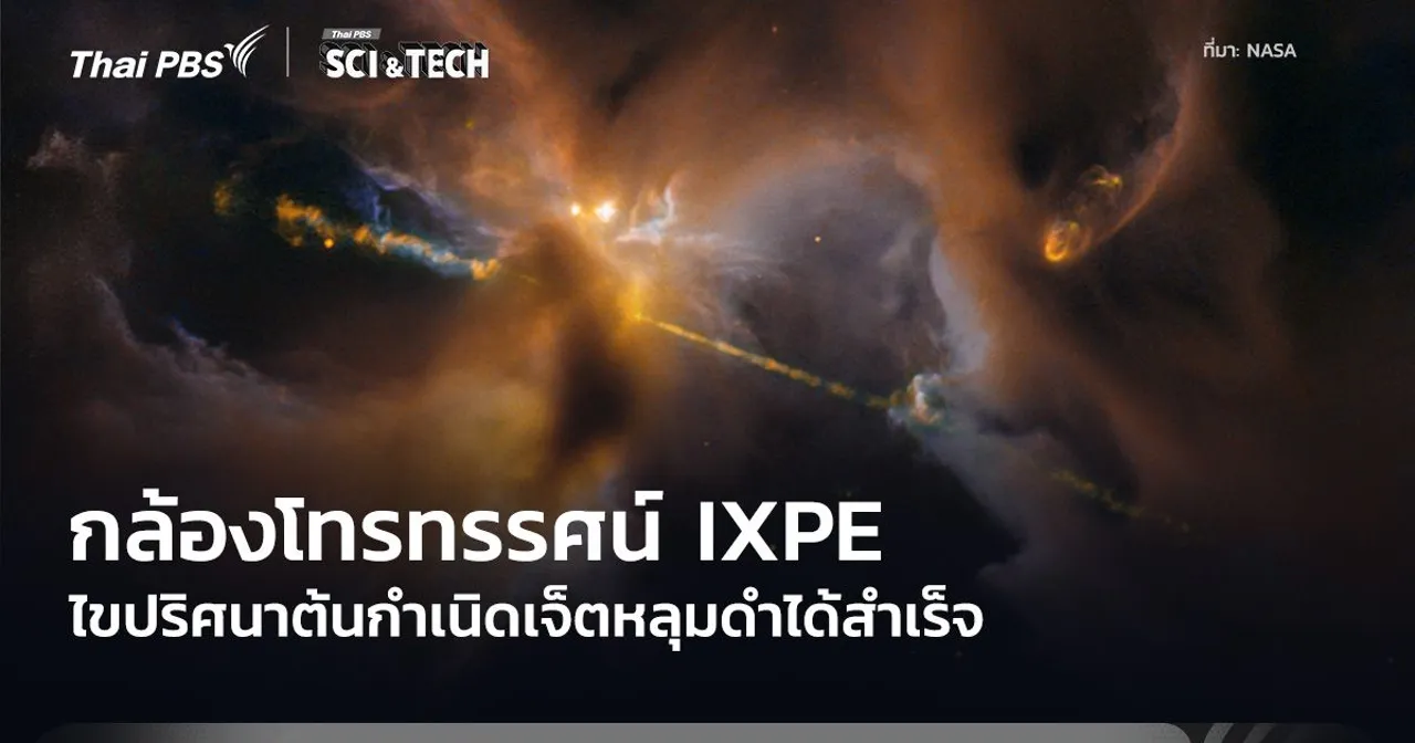 การสังเกตการณ์ระยะยาวของ IXPE ช่วยไขปริศนาของเจ็ตหลุมดำ