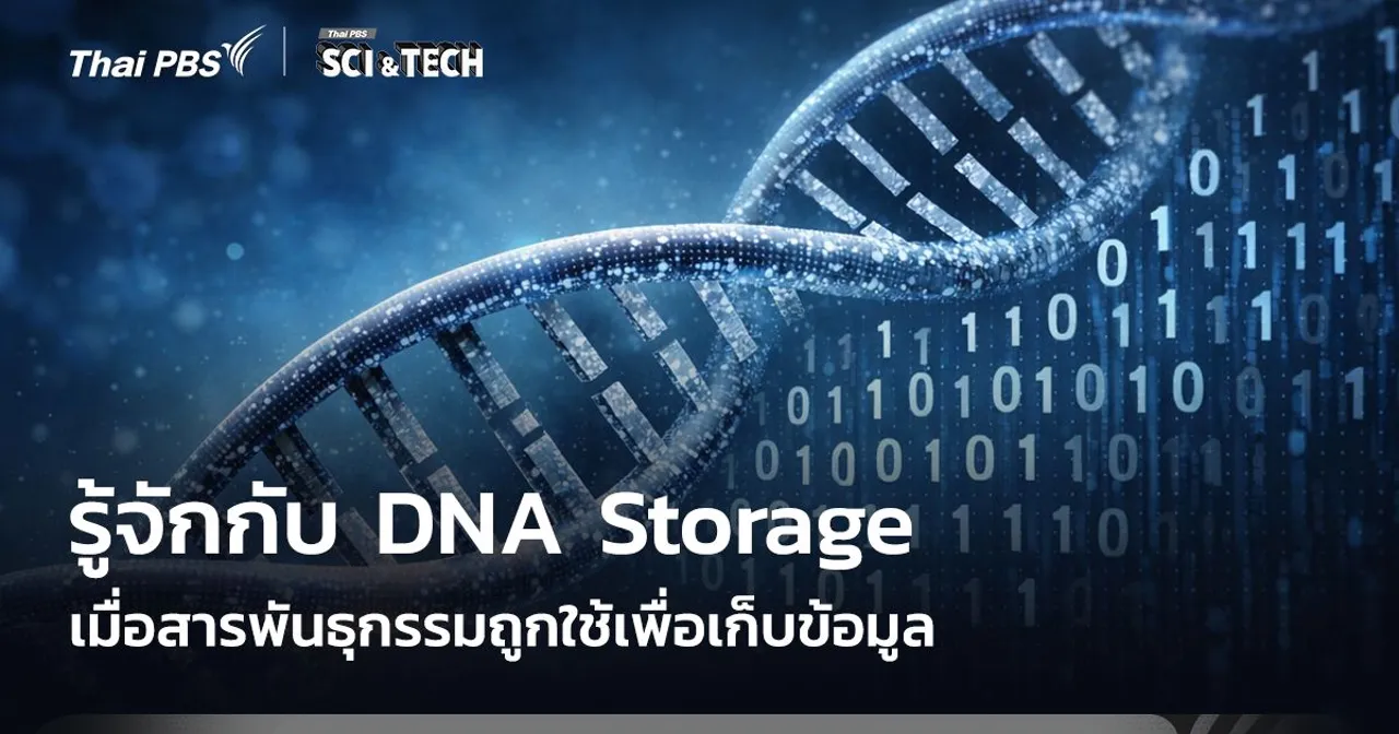 DNA Storage คืออะไร และทำไมอาจเป็นอนาคตของการเก็บข้อมูล