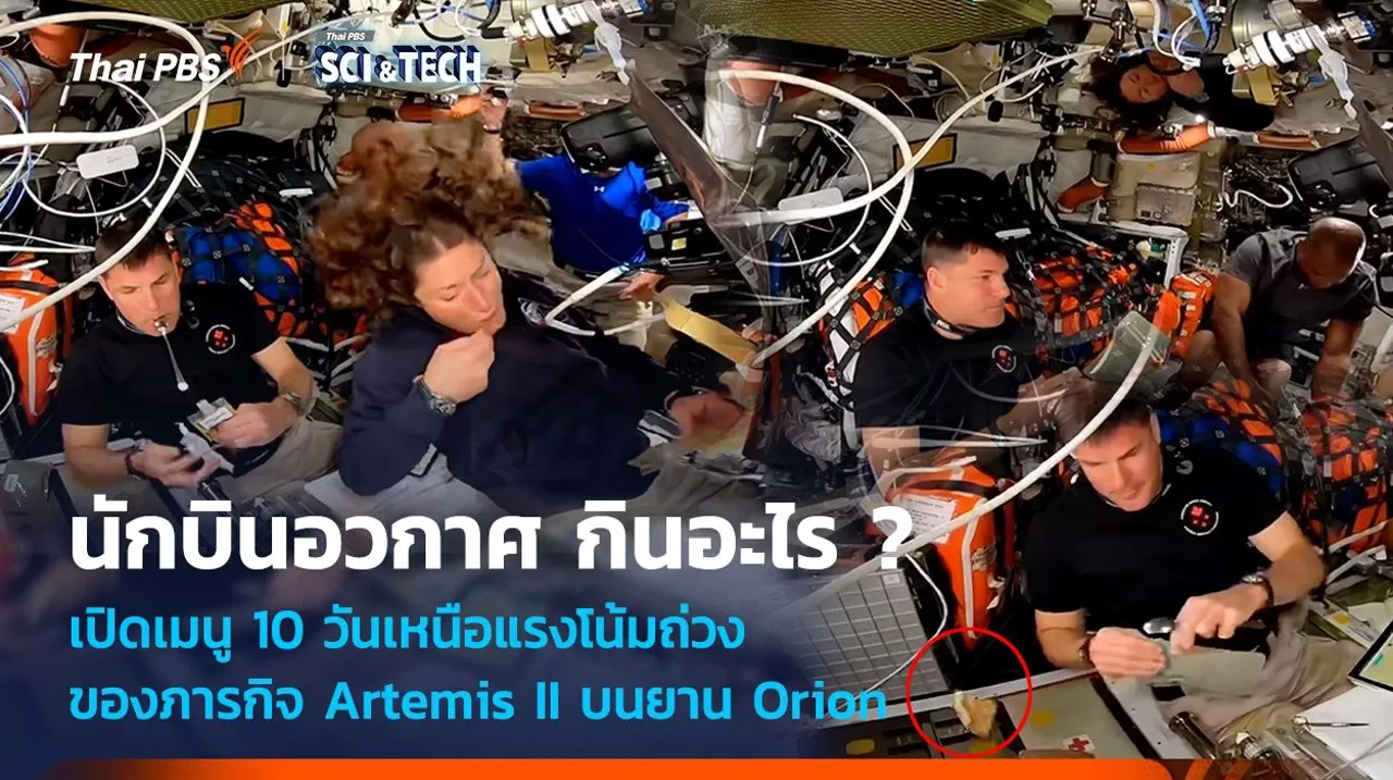 นักบินอวกาศ กินอะไร ? เปิดเมนู 10 วันในภารกิจ Artemis II บนยาน Orion