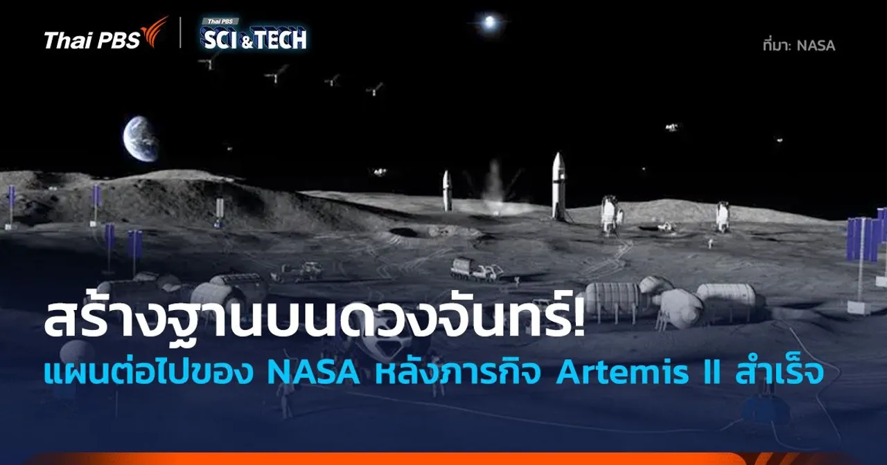 สร้างฐานบนดวงจันทร์! แผนต่อไปของ NASA หลังภารกิจ Artemis II สำเร็จ