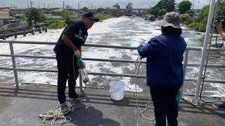 คพ.ตรวจซ้ำคุณภาพน้ำคลองรังสิตฯ พบค่า DO ต่ำบางจุด แนะเลี่ยงสัมผัสน้ำ
