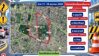 ตร.ยันช่วงจัดประชุม IMF–World Bank ไม่ปิดการจราจร แต่เตรียมพร้อมแผนฉุกเฉิน