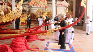 กรมสมเด็จพระเทพฯ เสด็จฯ ไปในพิธีบวงสรวงการอัญเชิญราชรถ-พระยานมาศ 