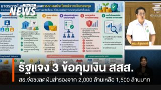 สธ.ปรับนโยบายคุมเงิน สสส. จ่อลดเงินสำรองจาก 2,000 ล้านเหลือ 1,500 ล้านบาท