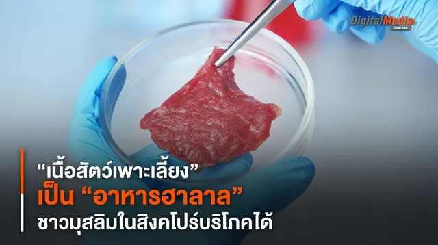 “เนื้อสัตว์เพาะเลี้ยง” เป็น “อาหารฮาลาล” ชาวมุสลิมในสิงคโปร์บริโภคได้