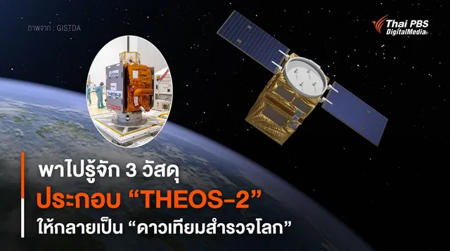 พาไปรู้จัก 3 วัสดุ ประกอบ “THEOS-2” ให้กลายเป็น “ดาวเทียมสำรวจโลก”