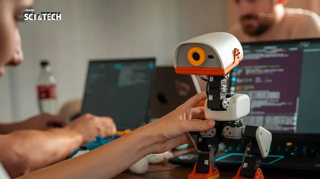 ตัวเล็กแต่เรียนรู้ไว! หุ่นยนต์ AI สองขา ฝึกเดิน-หยิบของได้เอง