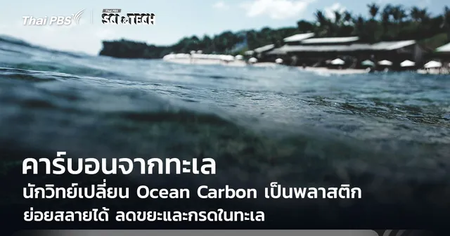นักวิทย์เปลี่ยน Ocean Carbon เป็นพลาสติกย่อยสลายได้ ลดขยะและกรดในทะเล