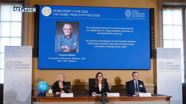 Francis Halzen คว้ารางวัลโนเบลสาขาฟิสิกส์ 2026 จากการบุกเบิกการตรวจจับนิวทริโนพลังงานสูงจากเอกภพ