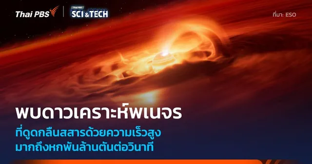 พบดาวเคราะห์พเนจรเติบโตเร็วที่สุดเท่าที่เคยพบมา จากการกินมวลมากถึง 6 พันล้านตันต่อวินาที