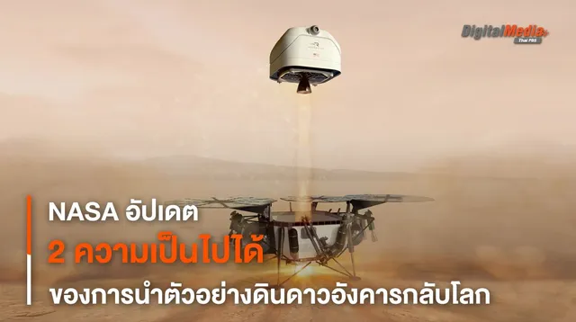 NASA ประกาศอีกความเป็นไปได้เก็บตัวอย่างดินดาวอังคารโดยเอกชน