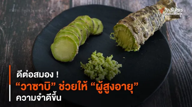 ดีต่อสมอง ! “วาซาบิ” ช่วยให้ “ผู้สูงอายุ” ความจำดีขึ้น