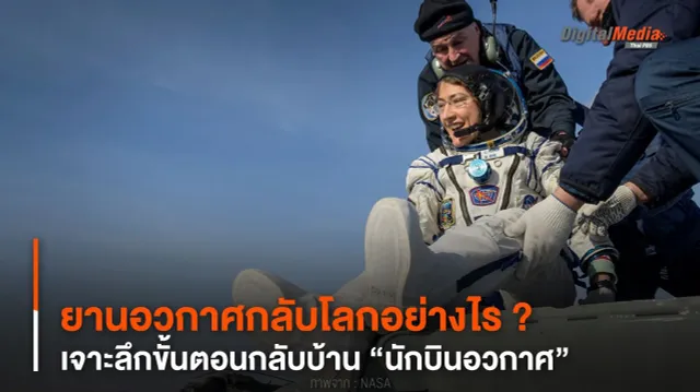 กลับโลกอย่างไร ? เจาะลึกขั้นตอนกลับบ้านของ “นักบินอวกาศ”