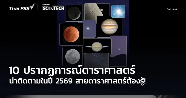 สายดาราศาสตร์ต้องรู้! 10 ปรากฏการณ์ดาราศาสตร์ น่าติดตามปี 2569