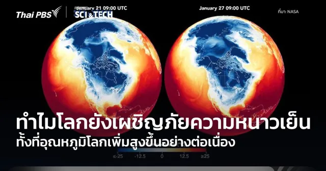 ทำไมโลกเผชิญภัยความหนาวเย็นสุดขั้วหนักขึ้น สวนทางกับอุณหภูมิโลกที่เพิ่มขึ้น