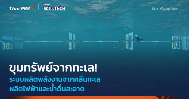 มหาสมุทรคือคำตอบ! ขุมพลังจาก "คลื่นทะเล" ผลิตไฟฟ้าและน้ำดื่มสะอาด โดยไม่ทำลายระบบนิเวศ