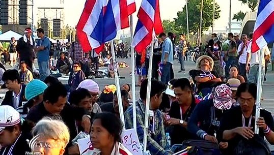 ประชาชนสมทบกลุ่ม กปปส.พร้อมเคลื่อนไหว