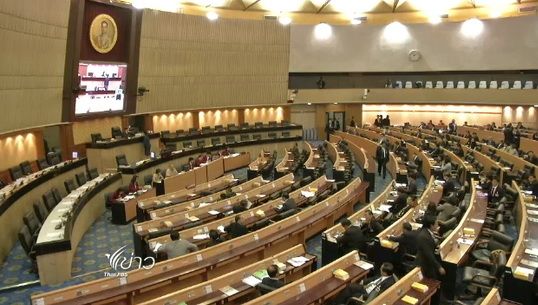 มติรัฐสภาให้รัฐบาลแถลงนโยบาย 1 ปี ในสมัยประชุมนิติบัญญัติ