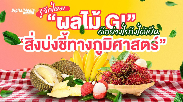 รู้จักไหม ผลไม้ GI ทำไมได้เป็นสิ่งบ่งชี้ทางภูมิศาสตร์